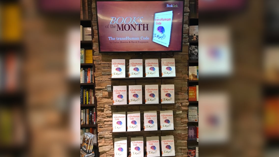 Transhumancode bestseller among the books of the month at US airports booklink wisekey Amazon Best Seller in Human-Computer Interaction.